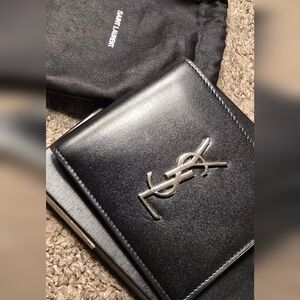 Saint Laurent CASSANDRE EAST/WEST WALLET.